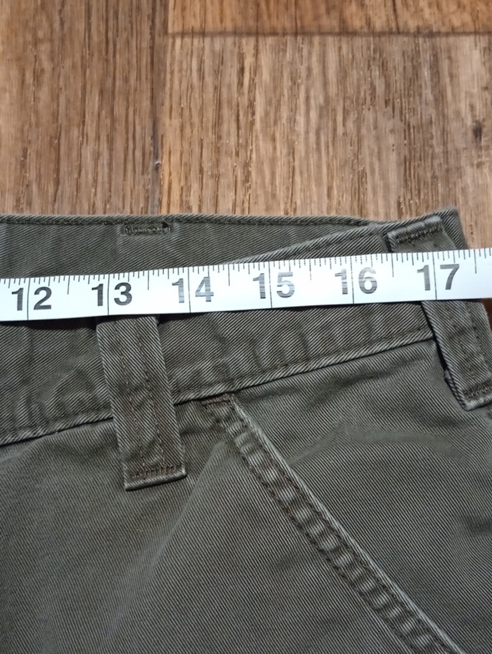 Carthartt Olive Green Men's Painter Pants Chinos (34x29 waist doubled) - Picture 7 of 10